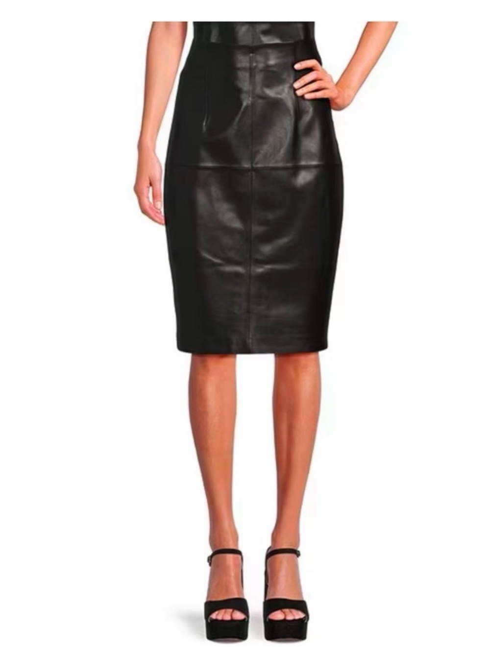 Antonio Melani 100% leather skirt - Picture 4 of 11